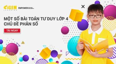 Một số bài toán tư duy lớp 4 - Chủ đề phân số